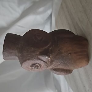 VINTAGE 1960 Alva Studios Owl Pottery Pitcher Sculpture Figurine! Great Conditio